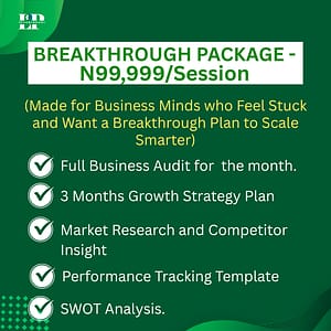 CONSULTATION AND COACHING (BREAKTHROUGH)