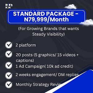 SOCIAL MEDIA MANAGEMENT & ADS (STANDARD)