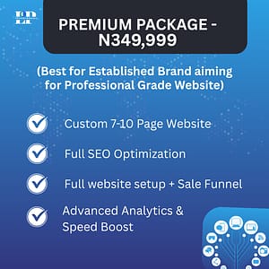WEBSITE DEVELOPMENT AND BOOST (PREMIUM)