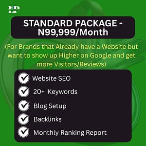 SEARCH ENGINE OPTIMIZATION (STANDARD)