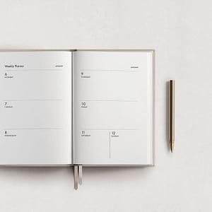 Example of a simple social media content plan.